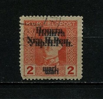 West Ukraine, 1919, Double Overprint, Used - Ukraine & West Ukraine