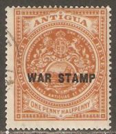 Antigua 1918 Mi# 37 Used - Overprinted - War Stamp - 1858-1960 Colonia Británica