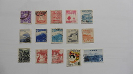 Japon : 15 Timbres Oblitérés - Poste Aérienne