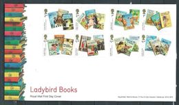 GROSSBRITANNIEN GRANDE BRETAGNE GB 2017 LADYBIRD BOOKS SET OF 8V. FDC SG 3999-4006 MI 4090-97 YT 4493-500 SC 3650-57 - 2011-2020 Em. Décimales