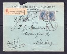 SC13-45 R-LETTER FROM ROMANIA TO GERMANY. 1906 YEAR. - Covers & Documents