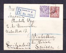 SC13-57 R-LETTER FROM LONDON TO SWISSE. - Covers & Documents