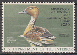 UNITED STATES    SCOTT NO. RW53    MINT HINGED     YEAR  1986 - Duck Stamps