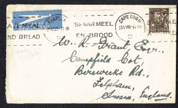 1946  Air Letter To UK  1/3 Signaller SG 94 - Covers & Documents