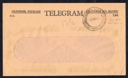 1958?  Telegram Enveloppe  Used Duban - Briefe U. Dokumente