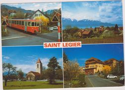 SUISSE,SWITZERLAND,SWISS,HELVETIA,SCHWEIZ ,SVIZZERA ,VAUD,SAINT LEGIER LACHIESAZ,TRAIN,VIGNE,EGLISE - Sonstige & Ohne Zuordnung