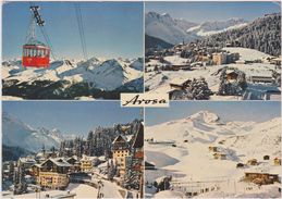 SUISSE,SCHWEIZ,SVIZZERA,SWITZERLAND,HELVETIA,SWISS ,GRISONS,AROSA,TELEPHERIQUE,TELEFERIQUE,1962,SKI - Arosa