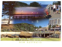 (328) Australia - (with Satamp At Back Of Card) - NSW - Port Macquarie - Port Macquarie