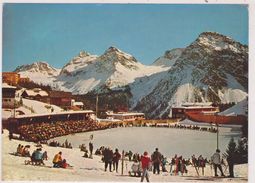 SUISSE,SCHWEIZ,SVIZZERA,S WITZERLAND,HELVETIA,SWISS ,GRISONS,AROSA,INNER,PATINOIRE,PATINEUR,COMPETITION - Arosa