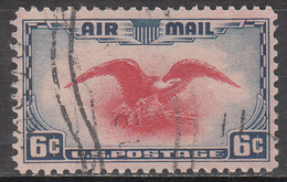 UNITED STATES    SCOTT NO C23     USED     YEAR  1938 - 1a. 1918-1940 Usados