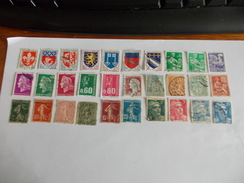 TIMBRE France Lot De 30 Timbres à Identifier N° 575 - Lots & Kiloware (mixtures) - Max. 999 Stamps