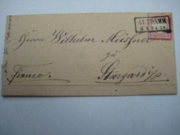 1874 , ALTDAMM , Klarer Stempel Auf Brief Mt Inhalt - Lettres & Documents