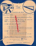 33- BLAYE- BELLE PUBLICITE POLL- RESSORTS DE SELLE- PH. TOURON -COURS DE LA REPUBLIQUE- CYCLISME- VELO- BICYCLETTE - Publicidad