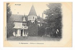 Environs D'AIGUEPERSE  (cpa 63)   Château De Montussant -   - L 1 - Aigueperse