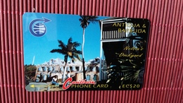Phonecard Antigua & Barbuda 20 $ Number 4CATB Used Rare - Antigua U. Barbuda