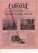 75- PARIS-CATALOGUE ETS. CARUELLE-USINES  SAINT DENIS DE L' HOTEL-LOIRET-HORTICULTURE AGRICULTURE-ARBRES FRUITIERS- 1933 - Agricultura