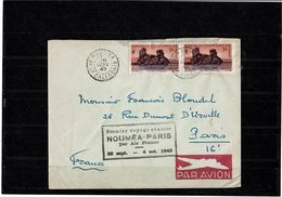 CTN52 - NOUVELLE CALEDONIE LETTRE DU 30/9/1949 - Lettres & Documents