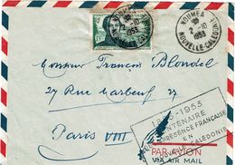 CTN52 - NOUVELLE CALEDONIE LETTRE DU 2/10/1953 - Storia Postale