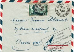 CTN52 - NOUVELLE CALEDONIE LETTRE DU 2/10/1953 - Briefe U. Dokumente
