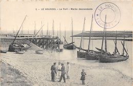 80-LE HOURDEL- LE PORT MAREE DESCENDANTE - Le Hourdel