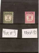 N° YVERT 9/10 - Unused Stamps