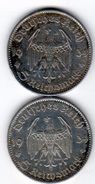 2 Monnaies Du Troisième Reich > 5 Reichsmark 1934 Argent Lettre D Munich - T T B - - 5 Reichsmark