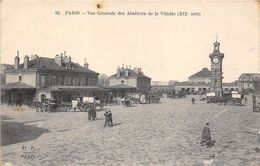 75019-PARIS- VUE GENERALE DES ABATTOIRS DE LA VILLETTE - Arrondissement: 19