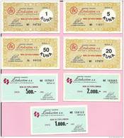 LOT - MONEY COUPONS FOR HOT MEAL IN COMPANY Litokarton , Osijek, Croatia - Croatie