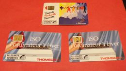 TELECARTE 50 U BASTILLE ET ISO THOMSON EN 50 U ET 120 U , ETAT VOIR PHOTO . . POUR TOUT RENSEIGNEMENT ME CONTACTER. - 1988