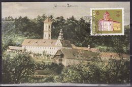 Yugoslavia, 1985, Monasteries, Hopovo, Religion,  Carte Maximum (CM) - Abbeys & Monasteries