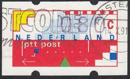 NEDERLAND - PAYS BAS -  OLANDA -  1989 - Yvert Distributori 1, Usato, 80 Cent. - Franking Machines (EMA)