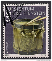 2014 Liechtenstein  Mi. 1702  Used  Europa Musikinstrumente. - 2014