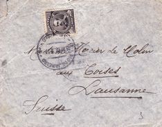 Lettre Rio De Janeiro 1908 Brésil Brasil Brazil Lausanne Suisse Timbre Stamp Floriano Peixoto - Cartas & Documentos