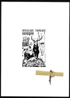 FRANCE - Cerf De Sologne  Avec Une Brindille - Artist Proofs