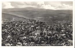 Delcampe - S/w Postkarte Deutschland. Wernigerode A. Hartz. Lindenberg U. Hasserode M. D. Brocken. 0153171010 - Wernigerode