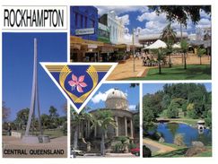 (581) Australia - (with Stamp Aty Back Of Postcard) - QLD - Rockhampton - Rockhampton