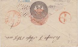 Russia Postal History . Rare Dotted Cancel #224 Kletskaya Minsk Area - Covers & Documents