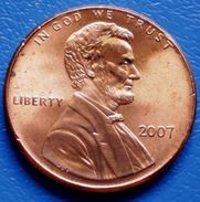 UNITED STATES OF AMERICA - USA - ONE CENT (2007) - LINCOLN - Sammlungen