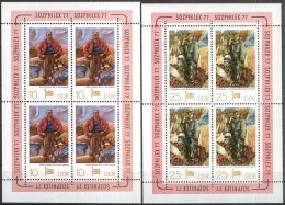 DDR 1977 Mi-Nr. 2247/48 Kleinbogen ** MNH - 1971-1980