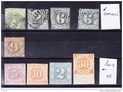 ALLEMAGNE, THURN UND TAXIS, PETIT LOT OBL Ou **. (7B788) - Andere & Zonder Classificatie