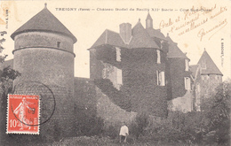 Treigny - Château Féodal De Ratilly XIIe Siècle - Côté Sud-Ouest - 1909 - Treigny