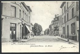 CPA  JETTE Saint Pierre   Le Miroir   (Estaminet / Arrêt Tram) - Jette