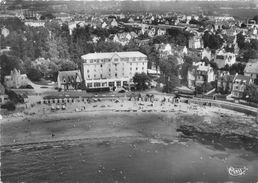 29-CONCARNEAU- VUE AERIENNE , HÔTEL DE CORNOUILLES ET LA PLAGE - Concarneau