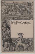 Gruss Aus Brugg - Künstlerkarte F. Oswald - Brugg
