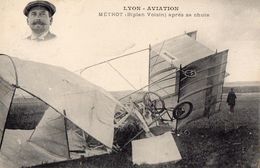 LYON  Aviation   -  METHOT Apres Sa Chute - Incidenti