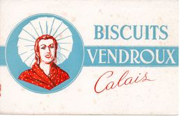 Buvard Biscuits Vendroux Calais. - Koek & Snoep