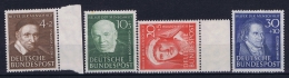 Bundespost: Mi Nr 143 - 146 Not Used (*) SG 1951 - Ongebruikt