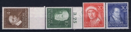 Bundespost: Mi Nr 143 - 146 Not Used (*) SG 1951 - Nuevos