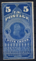 USA Newspaper  Stamp Sc PR4  Mi Nr 4  Not Used (*) SG - Zeitungsmarken & Streifbänder