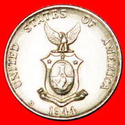 √ USA: PHILIPPINES ★ 10 SENTAVOS 1944D SILVER MINT LUSTER KEY DATE! LOW START ★ NO RESERVE! - Filipinas